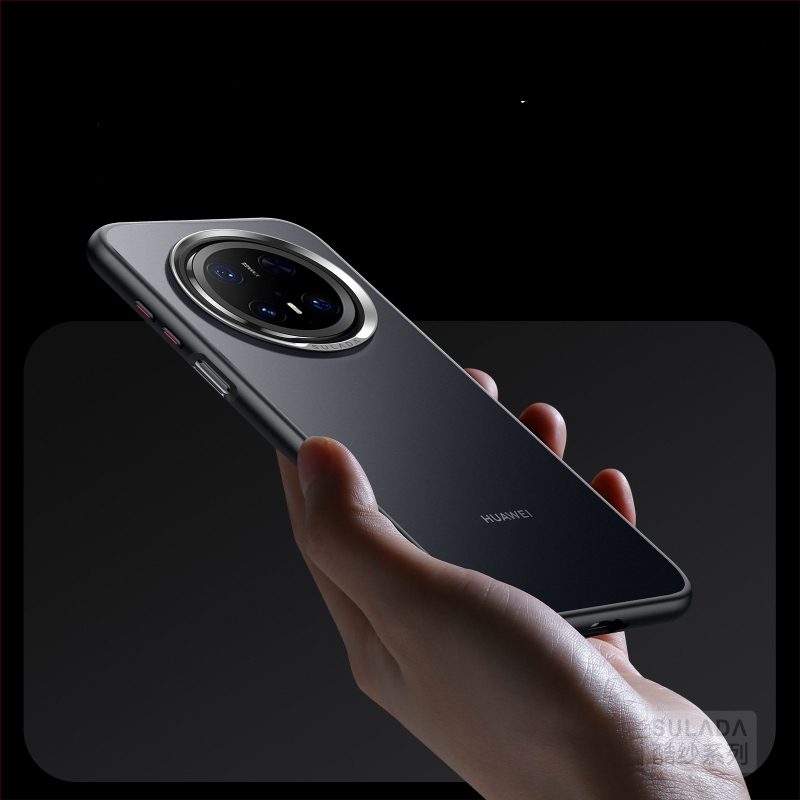 Mate80 mat zaštitno kućište za Huawei Mate70 Pro s teksturom vlakna i prstenom objektiva Sulada
