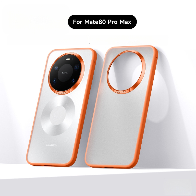 Mate80 mat zaštitno kućište za Huawei Mate70 Pro s teksturom vlakna i prstenom objektiva Sulada