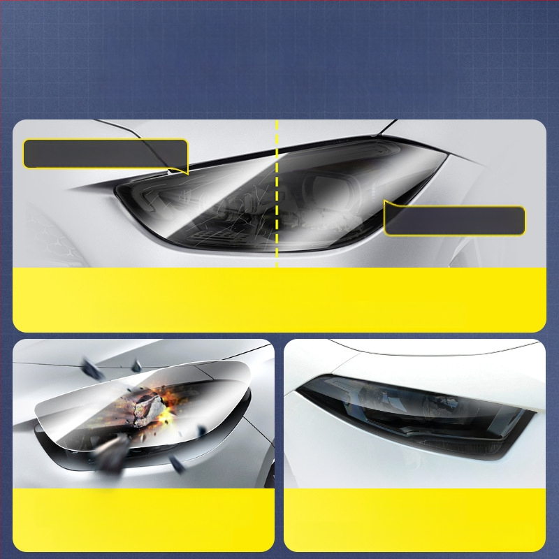 Mercedes-Benz TPU lukturu filma, pret skrāpējumiem, skrāpējumu remonts, gaismas kontrole, aizsargfilma