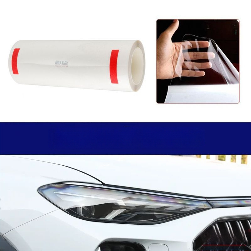 Caichen TPU aizsargfilma auto un motociklu gaismām – priekšējais lukturis, gaismas vadīts krāsu maiņas filma