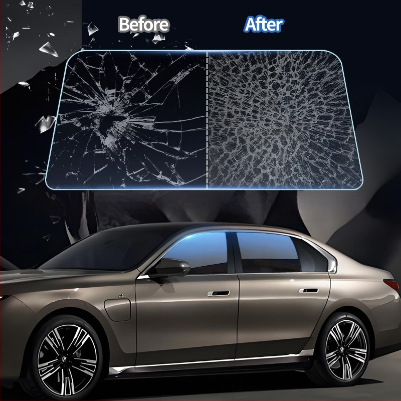 Automašīnas termoizolācijas plēve - gradienta krāsu automašīnas plēve, zīmols Sam Optical, iepakojums papīra caurulē