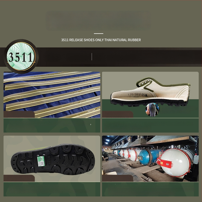 Pantofi de lucru unisex, anti-alunecare și rezistenți la uzură, partea superioară din pânză, talpă din cauciuc, construcție vulcanizată