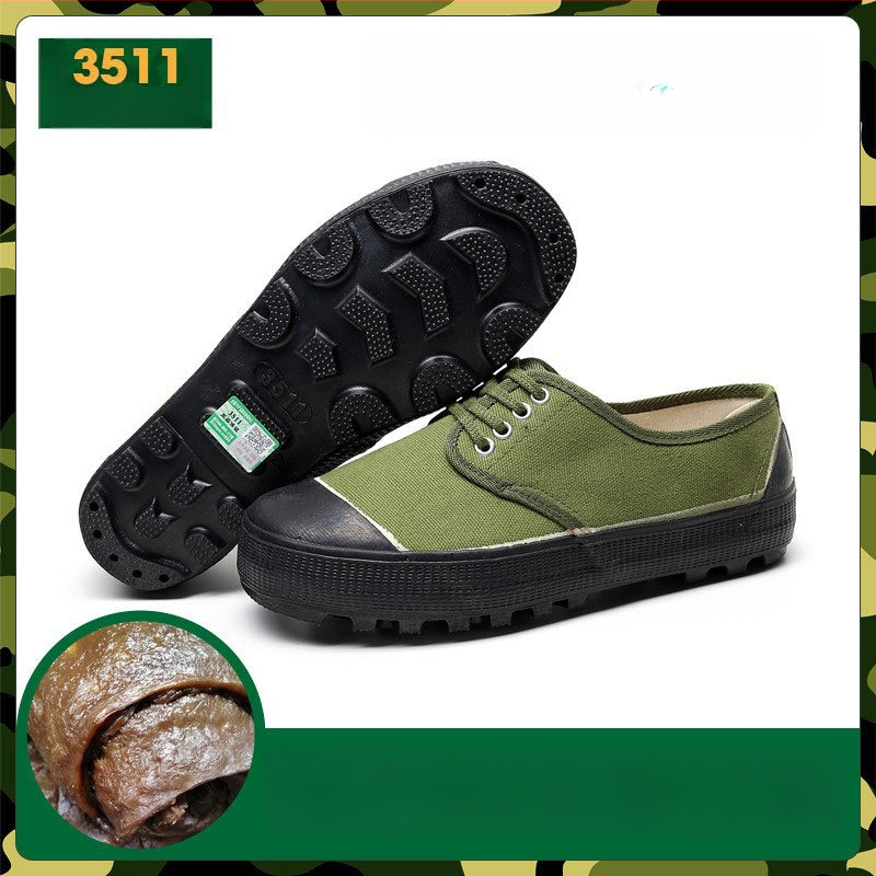 Pantofi de lucru unisex, anti-alunecare și rezistenți la uzură, partea superioară din pânză, talpă din cauciuc, construcție vulcanizată