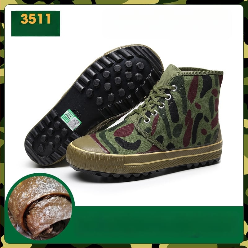 Pantofi de lucru unisex, anti-alunecare și rezistenți la uzură, partea superioară din pânză, talpă din cauciuc, construcție vulcanizată