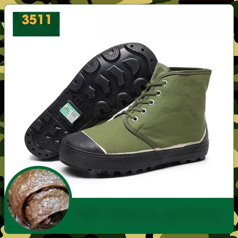 Pantofi de lucru unisex, anti-alunecare și rezistenți la uzură, partea superioară din pânză, talpă din cauciuc, construcție vulcanizată