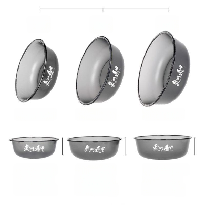 Set de trei piese pentru momeli: vas pentru momeli, tavă pliabilă pentru momeli și vas de amestec