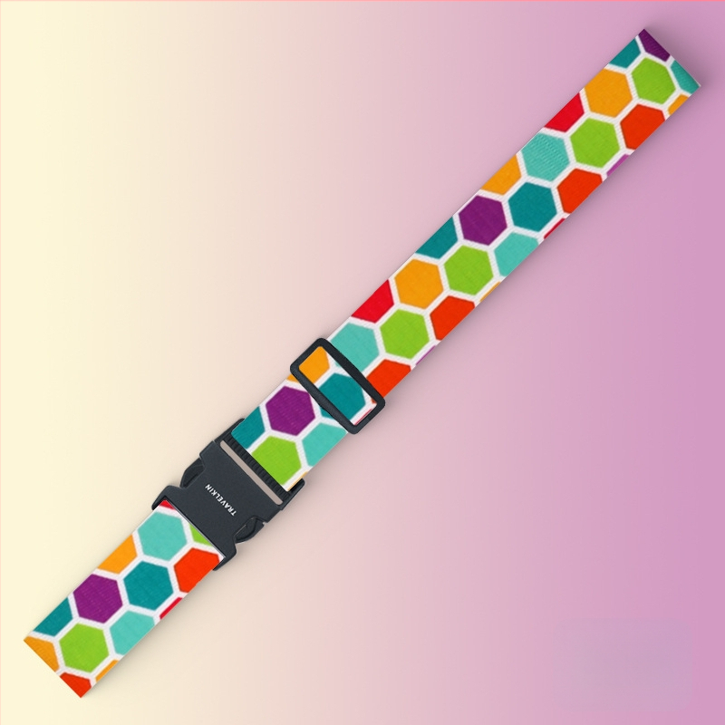 Travelkin Poliesteriniai Bagažo Dirželiai, Anime Karikatūra Dizainas, Kryžminis Dizainas, Spauda, Minkštas, Pavasaris 2023, Licencijuota Privata Žymė