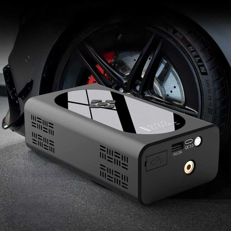 Hongde autóindító beépített légpumpával — 12V kimenet, 5/9/12V bemenet, CE és 3C tanúsítvány (2024010915685441)