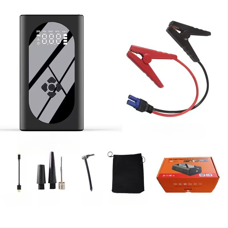 Hongde autóindító beépített légpumpával — 12V kimenet, 5/9/12V bemenet, CE és 3C tanúsítvány (2024010915685441)