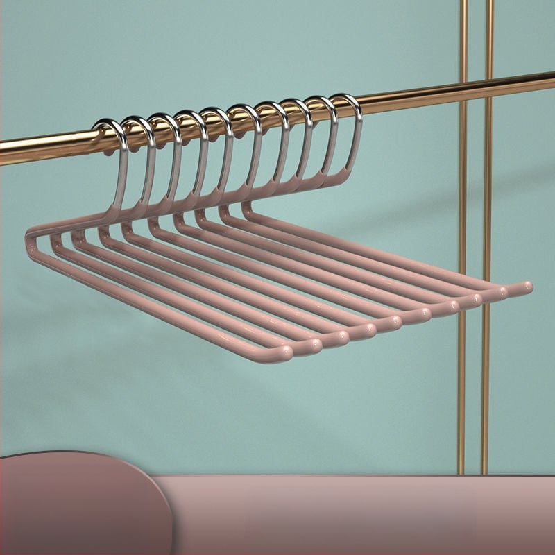 Τοίχου Κρεμάστρα Πετσέτας, χωρίς τρύπες, μονή ράγα, PET υλικό, σετ 10 τεμάχια