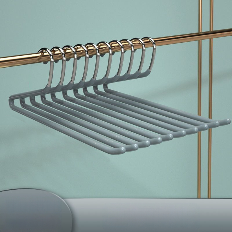 Τοίχου Κρεμάστρα Πετσέτας, χωρίς τρύπες, μονή ράγα, PET υλικό, σετ 10 τεμάχια