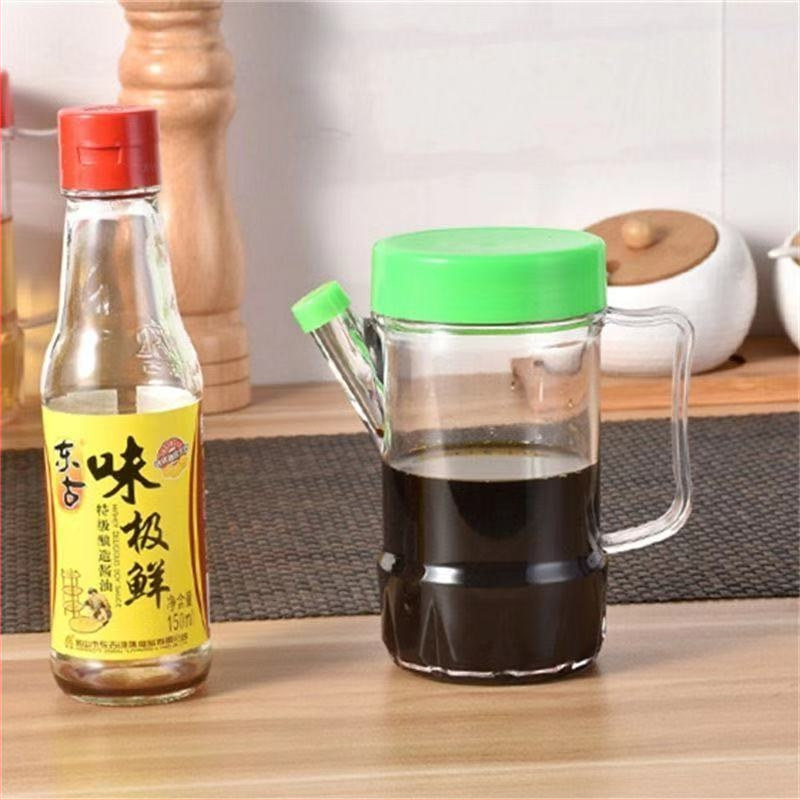 Πλαστικό μπουκάλι για σόγια με παχύτερο σχεδιασμό, διαφανές, αντιδιαρροϊκό, κατάλληλο για ξενοδοχεία και εστιατόρια