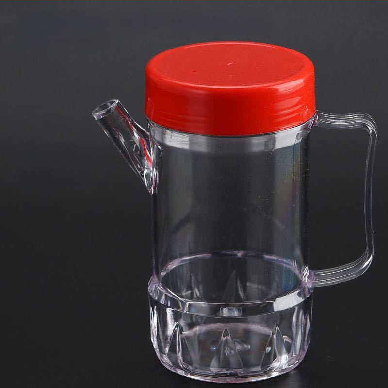 Πλαστικό μπουκάλι για σόγια με παχύτερο σχεδιασμό, διαφανές, αντιδιαρροϊκό, κατάλληλο για ξενοδοχεία και εστιατόρια