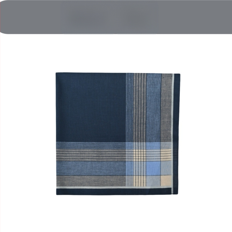 Yan su xing 3 броя памучни носни кърпички с лого, 19,5 g всяка