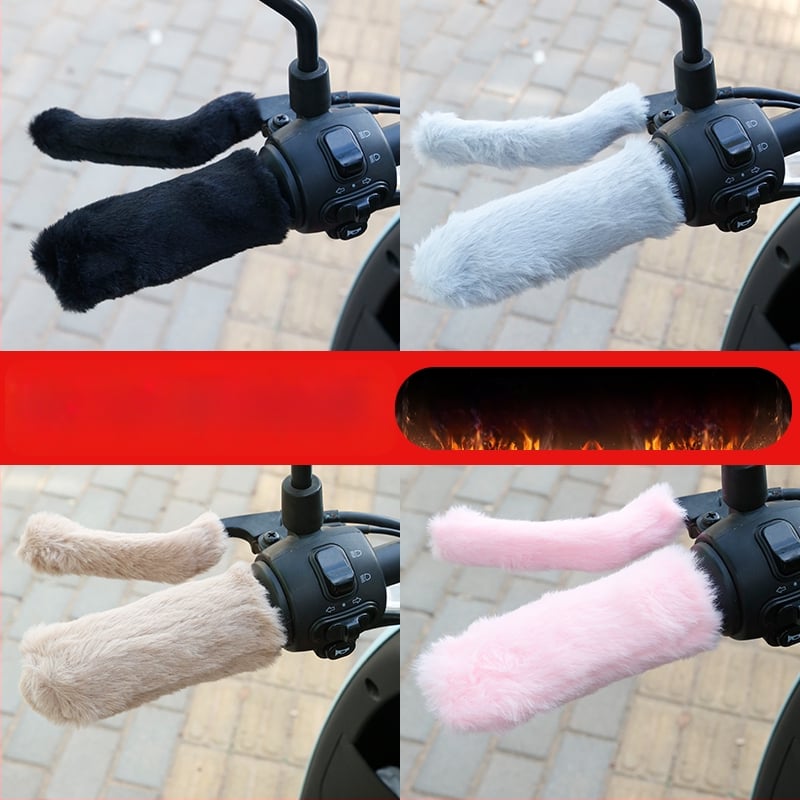 Elektromos kerékpár és háromkerekű kormányvédő — párnázott meleg, vastított téli univerzális védő (Anyag: Silk Flower; Márka: Other; Eredet: Other)