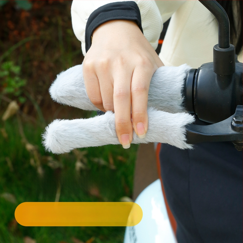 Elektromos kerékpár és háromkerekű kormányvédő — párnázott meleg, vastított téli univerzális védő (Anyag: Silk Flower; Márka: Other; Eredet: Other)