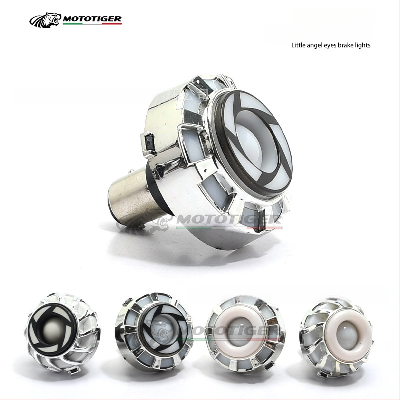 MOTOTIGER Angel Eye stabdžių šviesa motociklui – LED, 12V, 1W, 200 lm, Angel Eyes