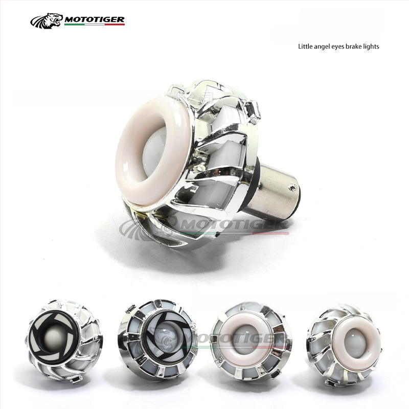 MOTOTIGER Angel Eye stabdžių šviesa motociklui – LED, 12V, 1W, 200 lm, Angel Eyes