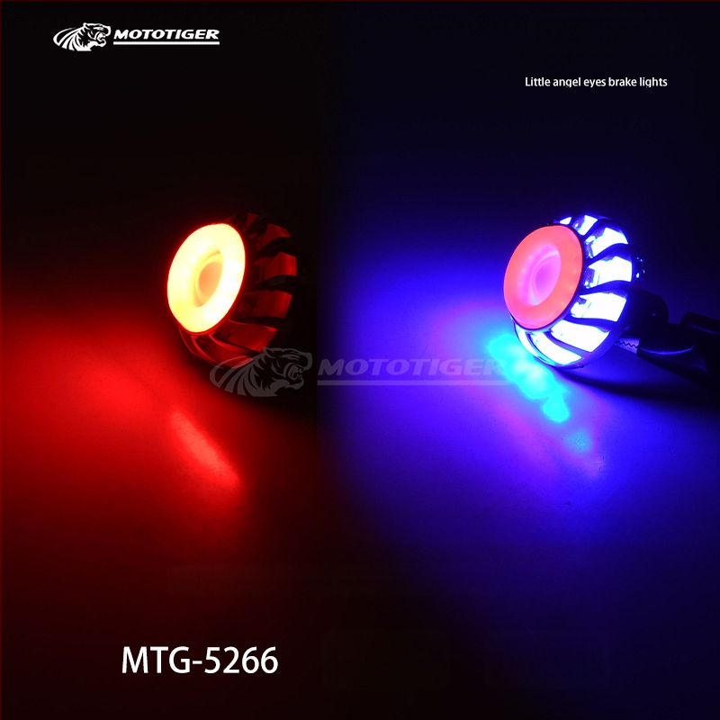 MOTOTIGER Angel Eye stabdžių šviesa motociklui – LED, 12V, 1W, 200 lm, Angel Eyes