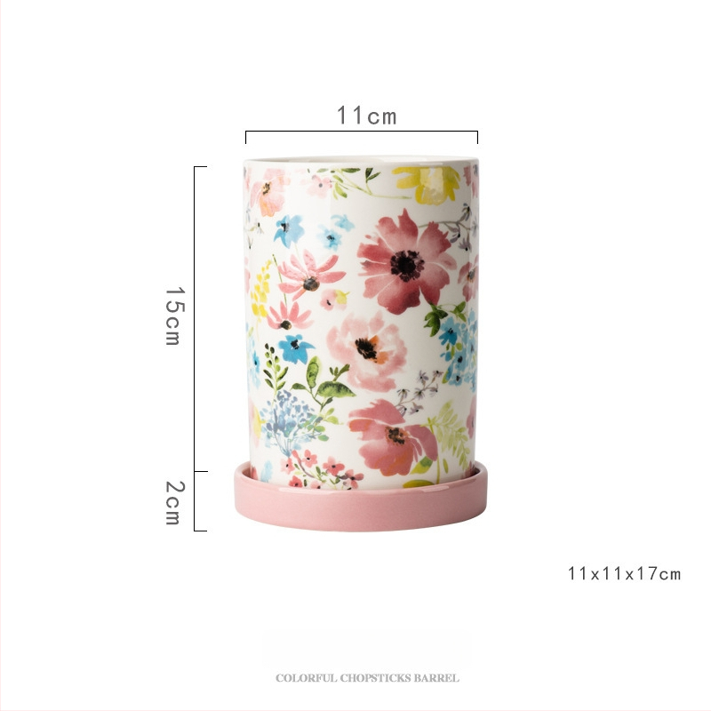 Keramikinis lazdelė laikiklis su drainavimu, Chopstick holder serija, Royal porcelain craftsman prekės ženklas