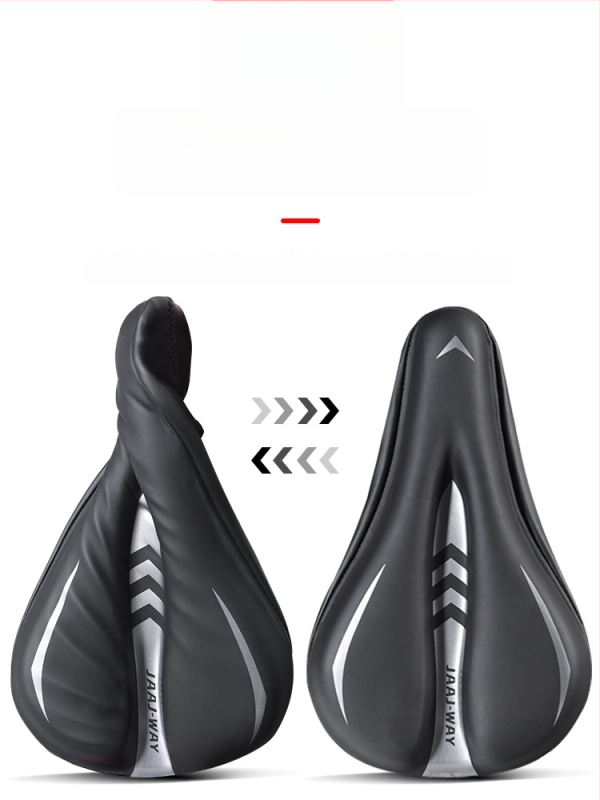 Velosipēda sēdeklis, zīmols JAAJ-WAY, modelis JJXDBKGJZT-808, materiāls PU + silikona gels, piemērots parastiem velosipēdiem