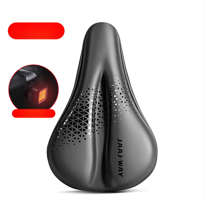 Velosipēda sēdeklis, zīmols JAAJ-WAY, modelis JJXDBKGJZT-808, materiāls PU + silikona gels, piemērots parastiem velosipēdiem
