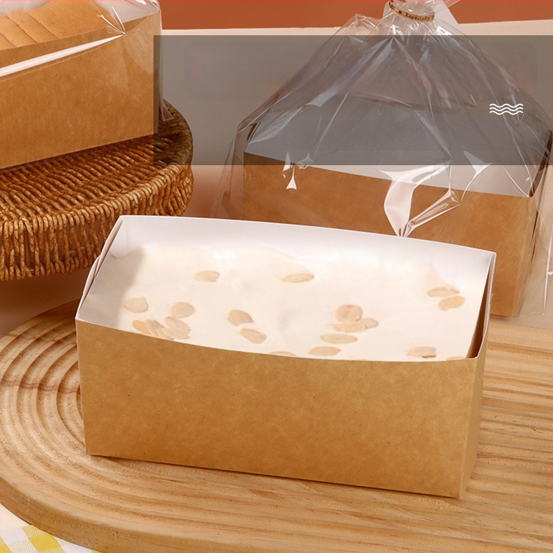 Koogipaberi vormi ja küpsetushoidja komplekt – ahjuks sobiv, kõrge temperatuurikindel, ühekordne leivakarbi komplekt koos kotiga, sildiga ja siidpaelaga