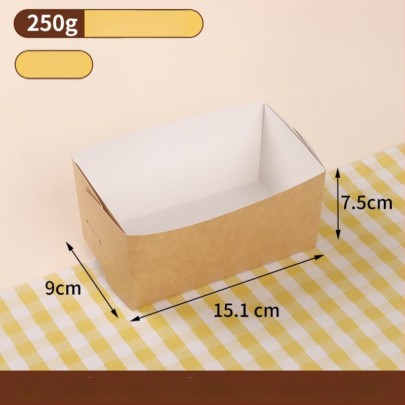 Koogipaberi vormi ja küpsetushoidja komplekt – ahjuks sobiv, kõrge temperatuurikindel, ühekordne leivakarbi komplekt koos kotiga, sildiga ja siidpaelaga