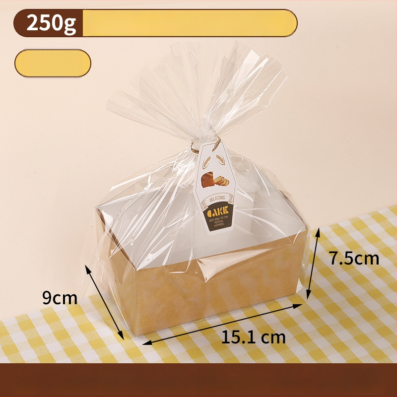 Koogipaberi vormi ja küpsetushoidja komplekt – ahjuks sobiv, kõrge temperatuurikindel, ühekordne leivakarbi komplekt koos kotiga, sildiga ja siidpaelaga