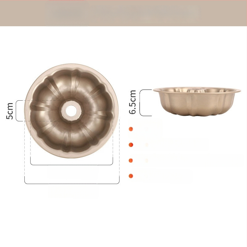 Μορφή κέικ κολοκύθας σιφόν με αντικολλητική επίστρωση, δίσκος ψησίματος από ανθρακούχο χάλυβα για DIY αρτοποιία