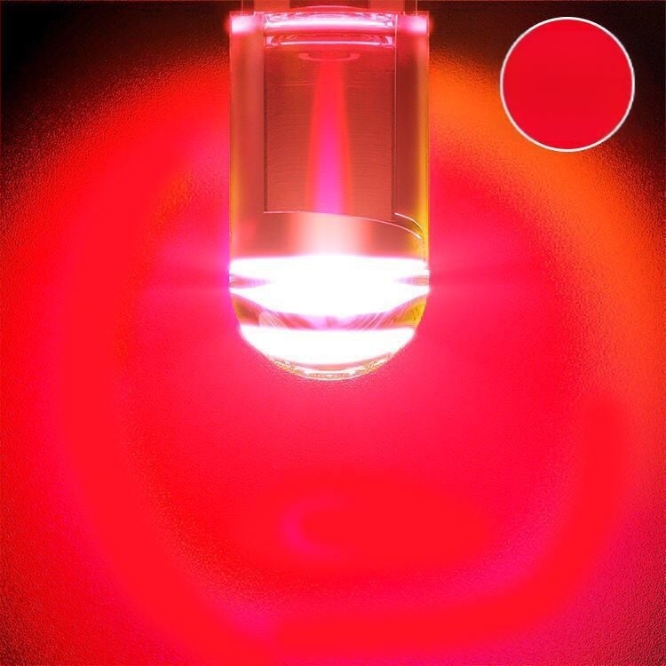 LED DRL automobiliui su didelio ryškumo objektyvu, 12V, T10 kištukas, W5W lemputė registracijos numeriui