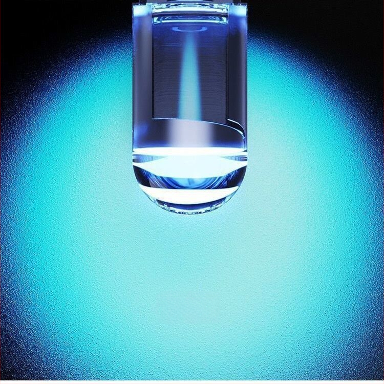 LED DRL automobiliui su didelio ryškumo objektyvu, 12V, T10 kištukas, W5W lemputė registracijos numeriui