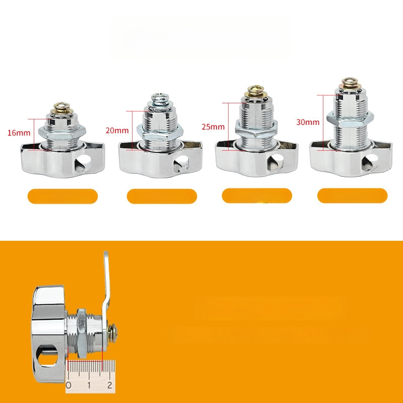 Spintos spyna — cinko lydinys, modernus minimalistinis stilius, model Padlock mailbox lock