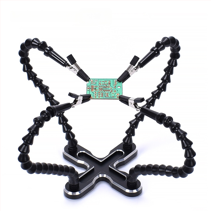 Τετραδάκτυλος καθολικός σταθεροποιητής συγκόλλησης για PCB, κινητά τηλέφωνα και μητρικές πλακέτες υπολογιστών — εργαλείο συγκόλλησης, συντήρησης και επιθεώρησης