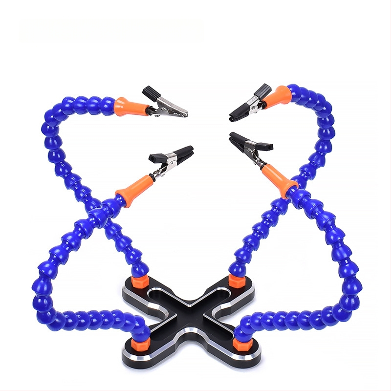 Τετραδάκτυλος καθολικός σταθεροποιητής συγκόλλησης για PCB, κινητά τηλέφωνα και μητρικές πλακέτες υπολογιστών — εργαλείο συγκόλλησης, συντήρησης και επιθεώρησης