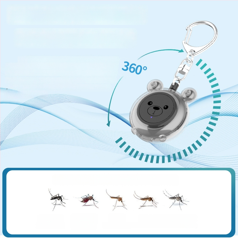 M96 Állat alakú ultrahangos elektromos szúnyogriasztó, 5V, 5W, 34 Hz–70 kHz, újratölthető