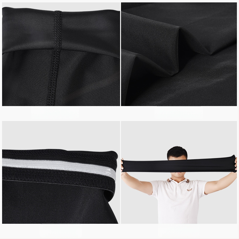 Manșon de picior pentru protecție solară – Ice Silk răcoros, protecție pentru genunchi, pentru alergare în aer liber și ciclism; material: poliester; procesare personalizabilă; etichetă privată licențiată