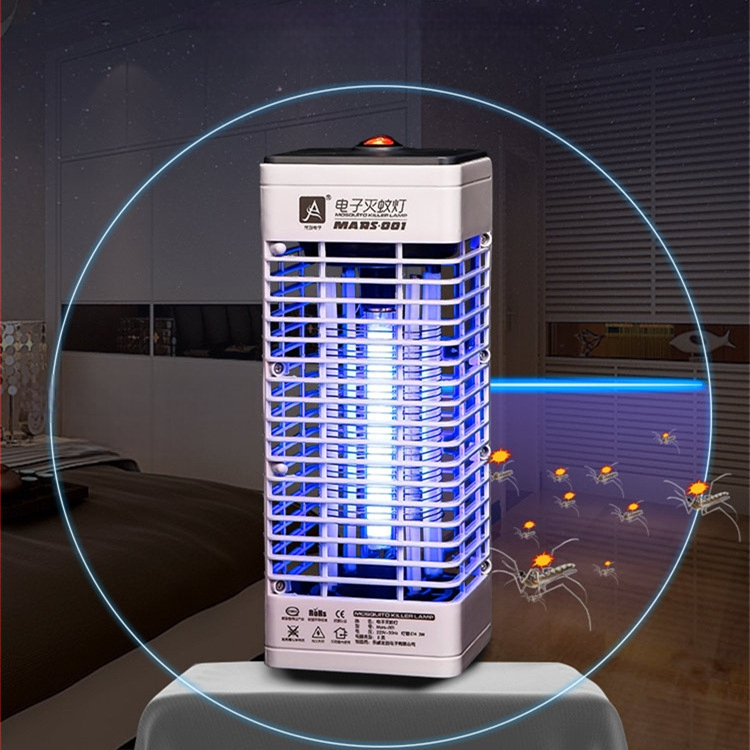 Otthoni szúnyogölő lámpa — falra szerelhető, fotokatalitikus belső egység, elektromos sokk, 220V, MARS-001