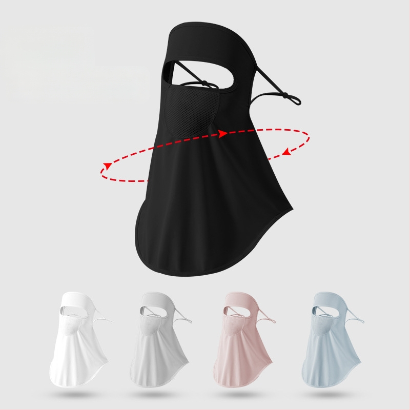 Xiao Kang ice silk teljes arcmaszk UV védelemmel kültéri tevékenységekhez