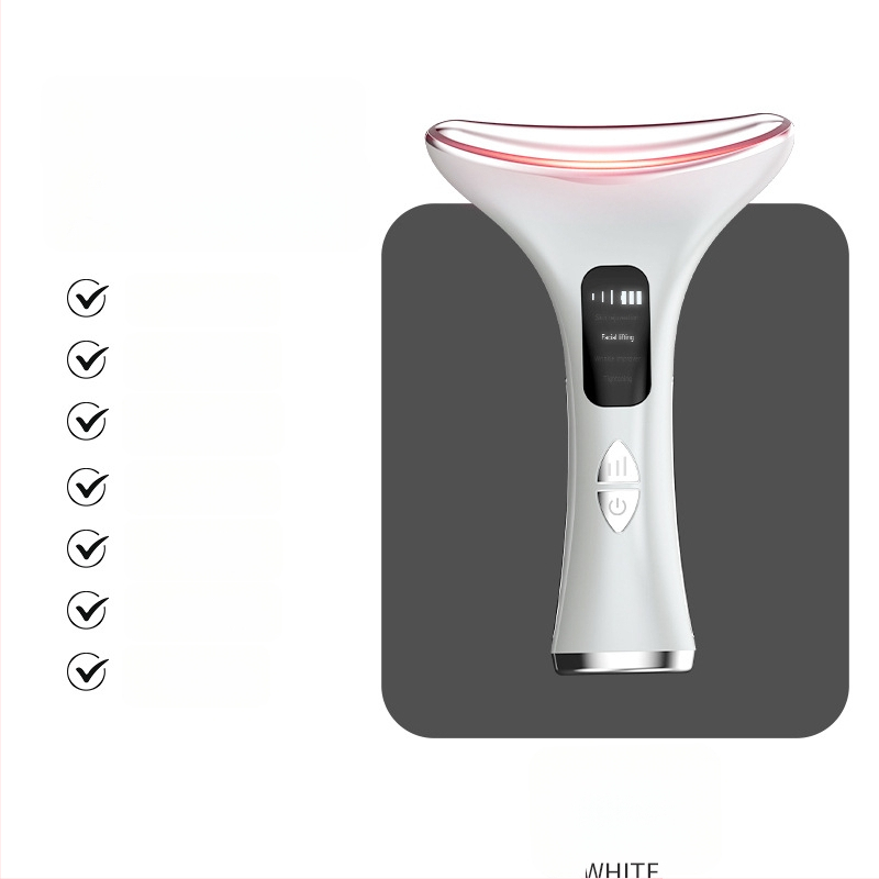 EMS mikro srovės kaklo grožio prietaisas – pakėlimas ir tonizavimas, vibro masazas, pastovi temperatūra įkaitinimas, modelis M5