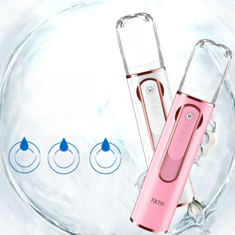 Toktik T-006 rankinis nano drėkinimo purkštuvas, USB įkraunamas drėkintuvas, šaltas purškimas, purškimo laikas 11–30 s