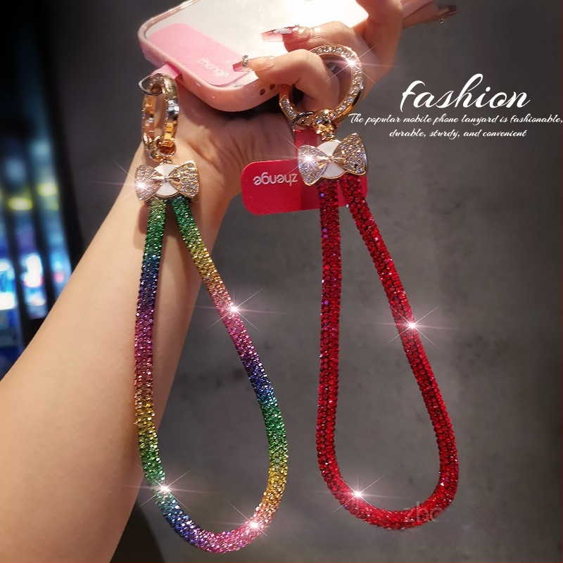 Telefono pakabukas su deimantiniu kaspinu ir geometriniu pakabuku, rankų darbo, daugiafunkcinis, Jane grids