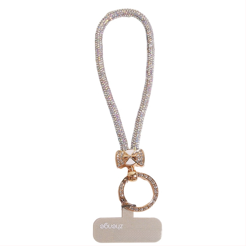 Telefono pakabukas su deimantiniu kaspinu ir geometriniu pakabuku, rankų darbo, daugiafunkcinis, Jane grids