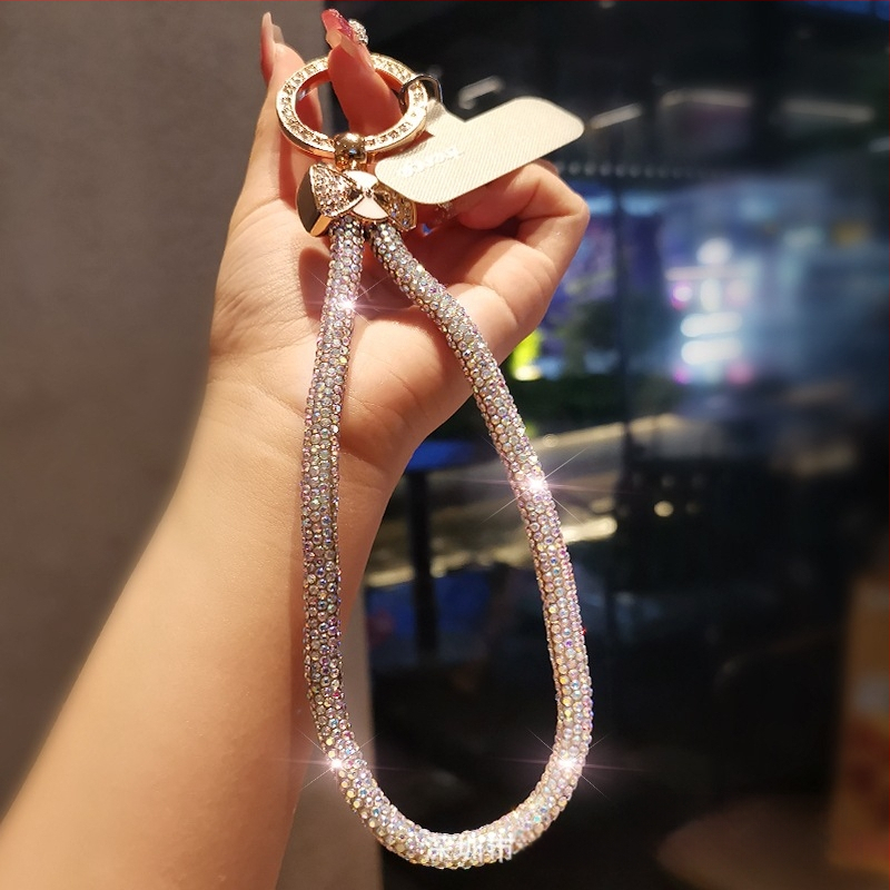 Telefono pakabukas su deimantiniu kaspinu ir geometriniu pakabuku, rankų darbo, daugiafunkcinis, Jane grids