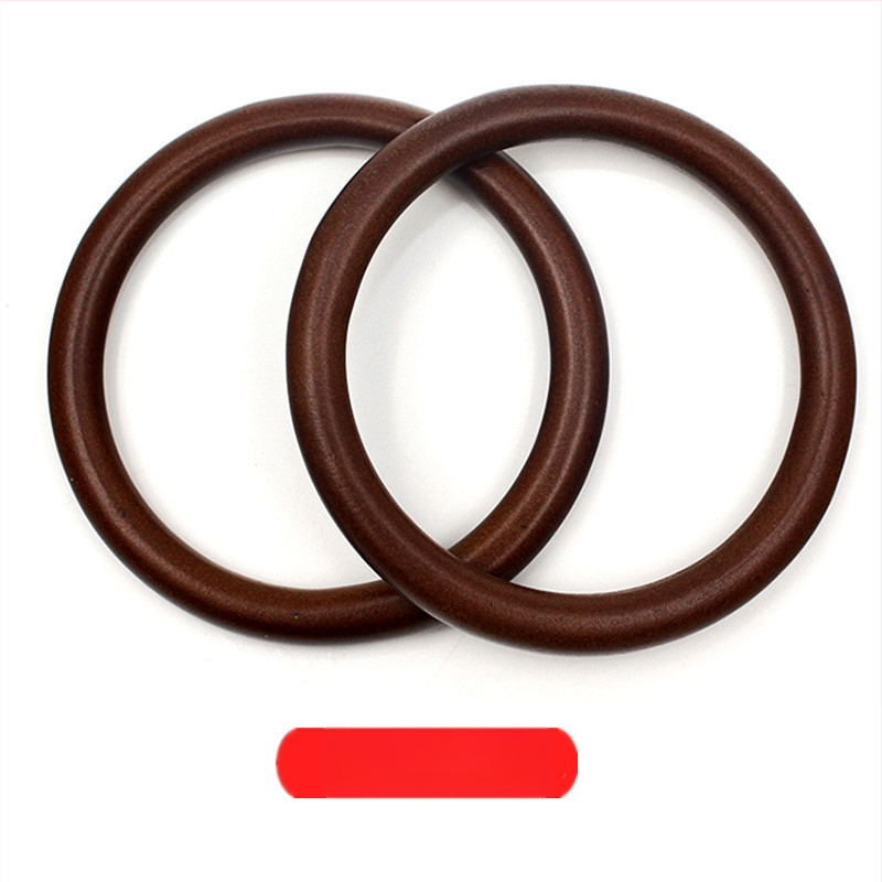 Ξύλινο δαχτυλίδι τσάντας με χειροποίητη λαβή – κυκλικό ξύλινο δαχτυλίδι, λαβή από μπαμπού, αστικός μινιμαλισμός, Άνοιξη 2024