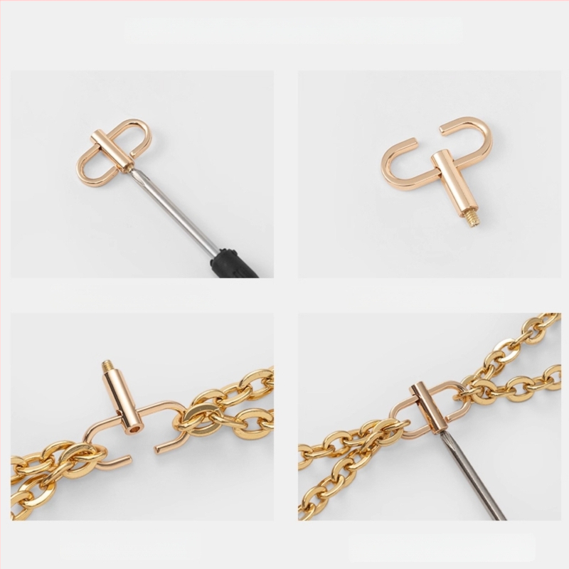 Επεκτατής ιμάντας τσάντας με ρυθμιζόμενο κούμπωμα, λεπτή αλυσίδα, μεταλλικό αξεσουάρ · Yongxin Hardware, χάλυβας υψηλής ποιότητας, αστικός μινιμαλισμός