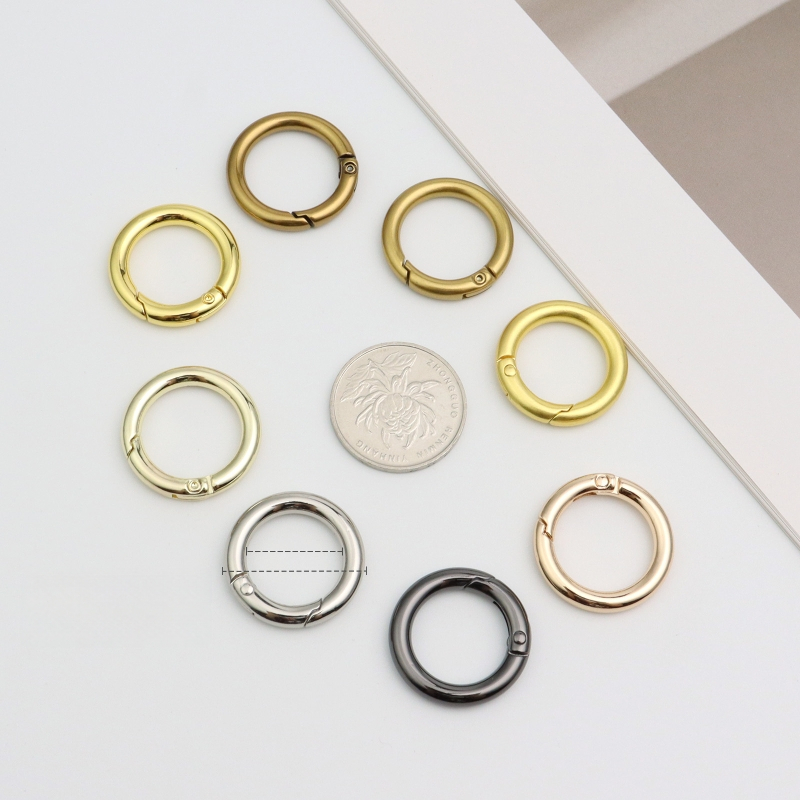 Κούμπωμα δαχτυλιδιού εξαρτήματος τσάντας HX025 – Yu Yi κράμα, μοτίβο μονόχρωμο, σύνδεση ιμής ώμου