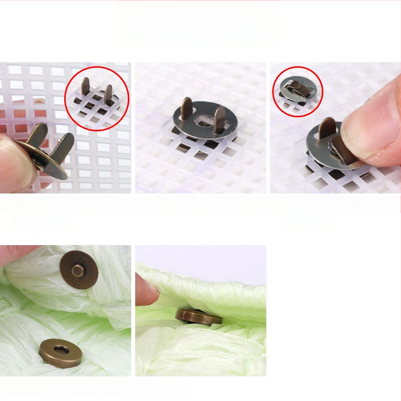 Χειροποίητο μεταλλικό μαγνητικό κούμπωμα για τσάντες και σακίδια, χωρίς ραφές, Χειμερινή συλλογή 2020