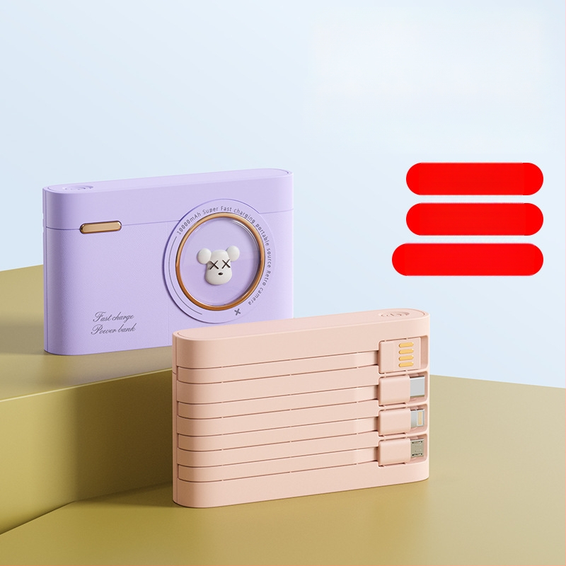 Power Bank 10000mAh su PD 2.0, 5V įvestis/išvestis, 10W greitas įkrovimas, Li-ion baterija, modelis 741, kompaktiška