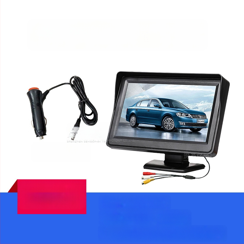 Display LCD pentru mașină, monitor de birou, rezoluție 480x272, intrare AV, model 4.3